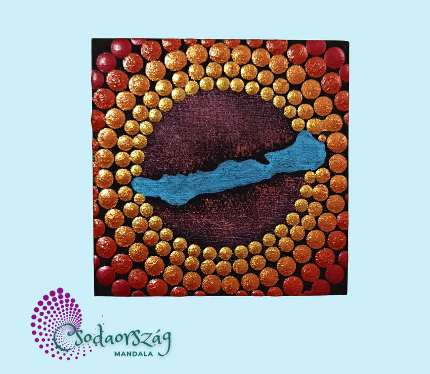 Balaton hűtőmágnes